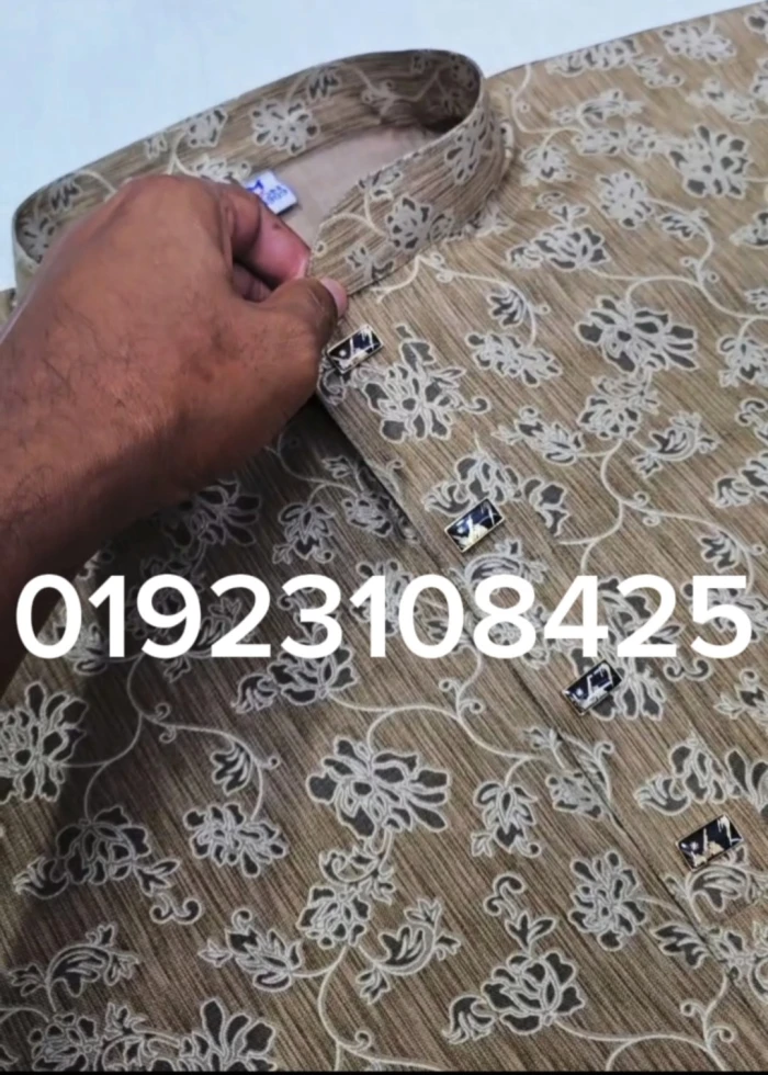 🧥🥼কফি ব্রাউন্ড কালার  পাঞ্জাবি
