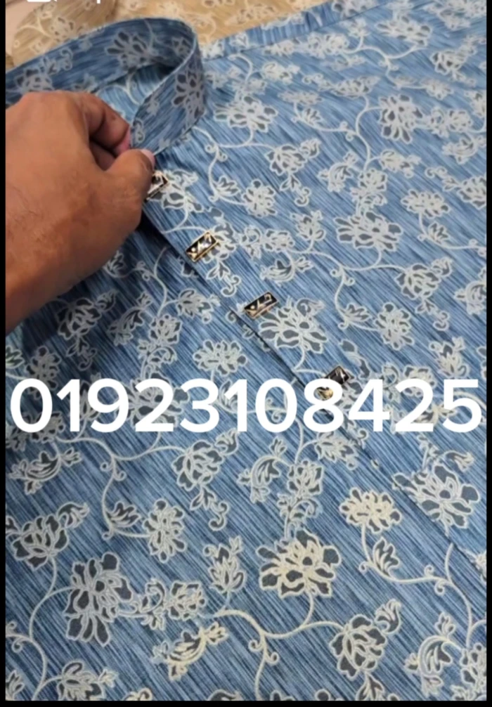 🧥🥼স্কাই বুলু কালার  পাঞ্জাবি